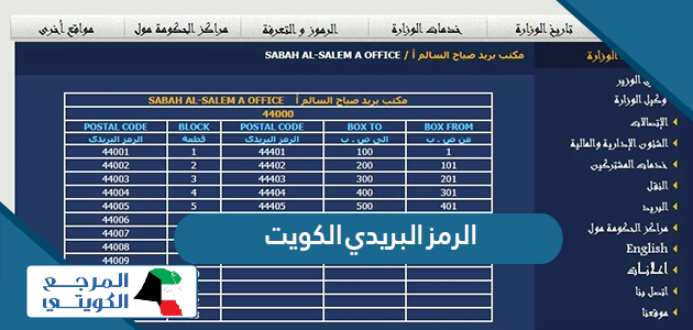 الرمز البريدي النسيم